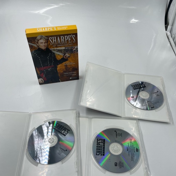 Sharpe's: Set Three - Battle (DVD, 2011, 3-Disc Set) - Picture 3 of 4